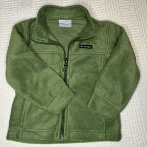 Columbia Kids Olive Green Fleece Jacket